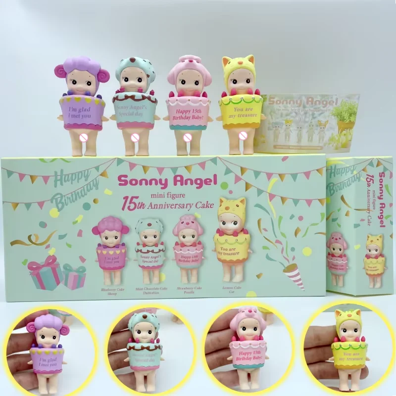 

Лидер продаж Dreams Sonny Angel, серия тортов на 15-летие, высокое качество, реплика 1:1, глухие коробки, ручная работа, настольный подарок на день рождения, игрушка