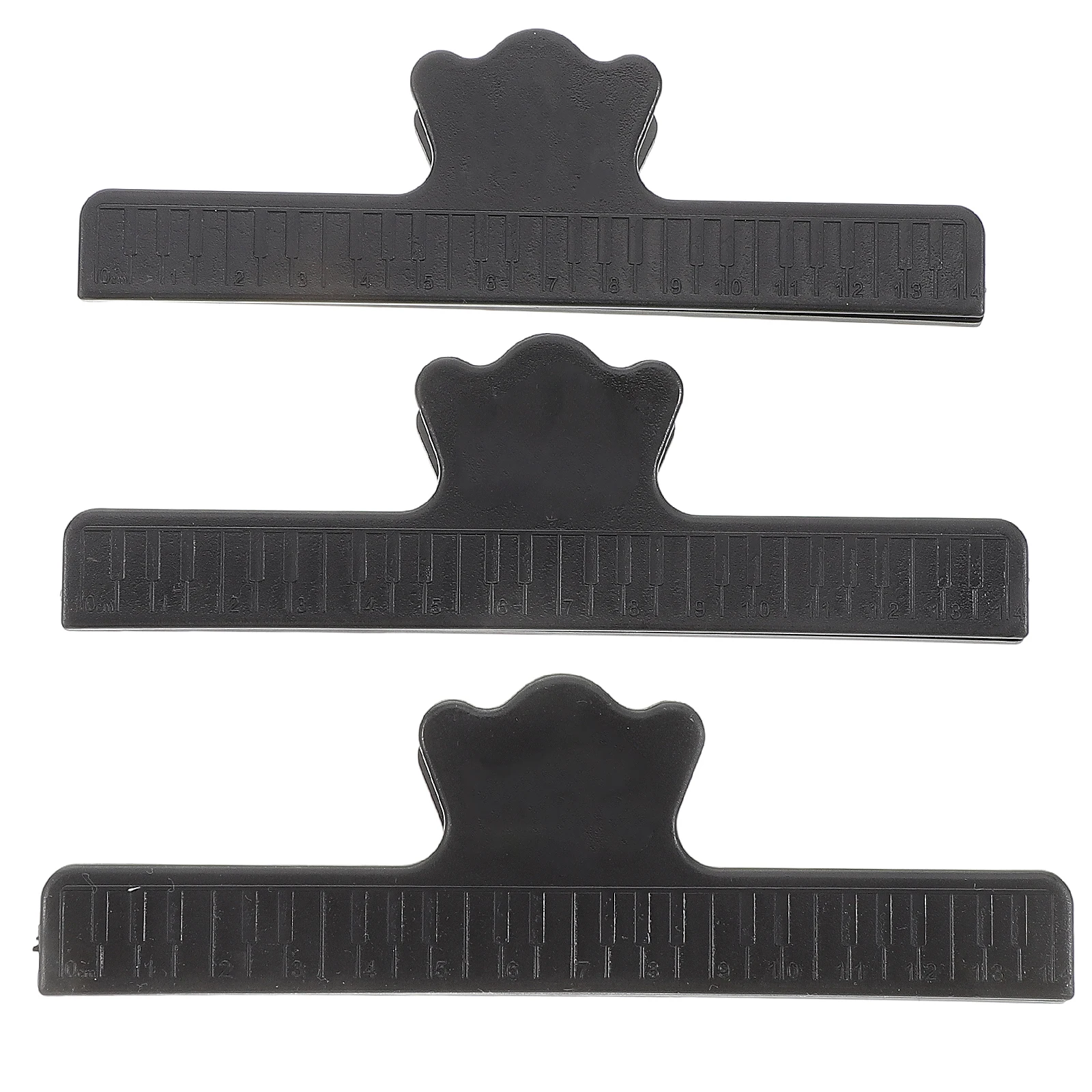 

3pcs Music Book Clip Sheet Holder For Piano Guitar Violin Flute Trombone Clarinet Oboe Instruments Durable Plastic Page Holder