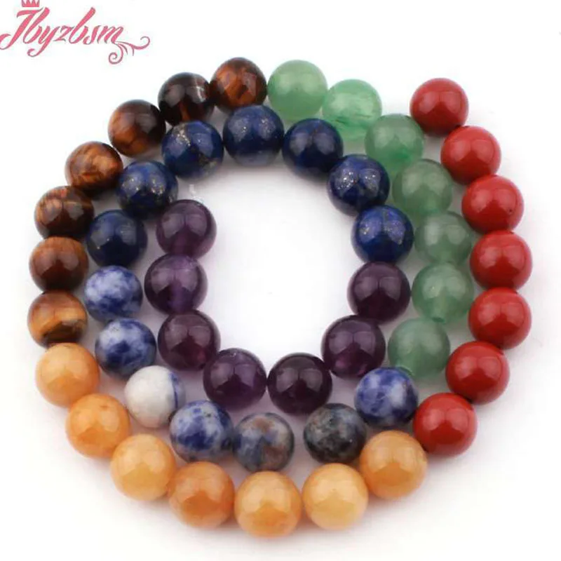 

Natural Stone Amethysts Jasper Lapis Round Beads DIY Necklace Bracelets Speacer Strand 15Inch 6/8/10/12mm For Jewelry Making