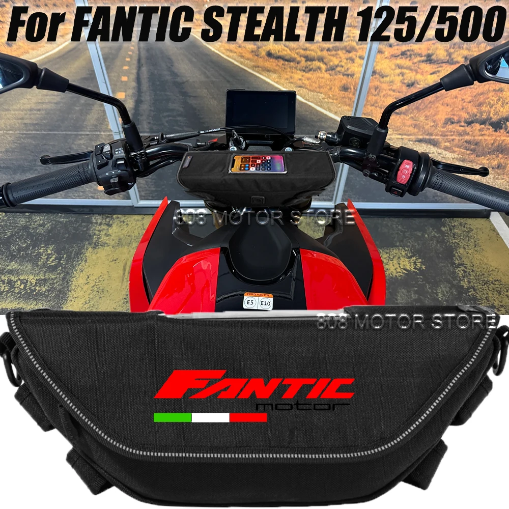 

For Fantic Stealth 125 500 Motorcycle accessories tools bag Waterproof And Dustproof Convenient travel handlebar bag