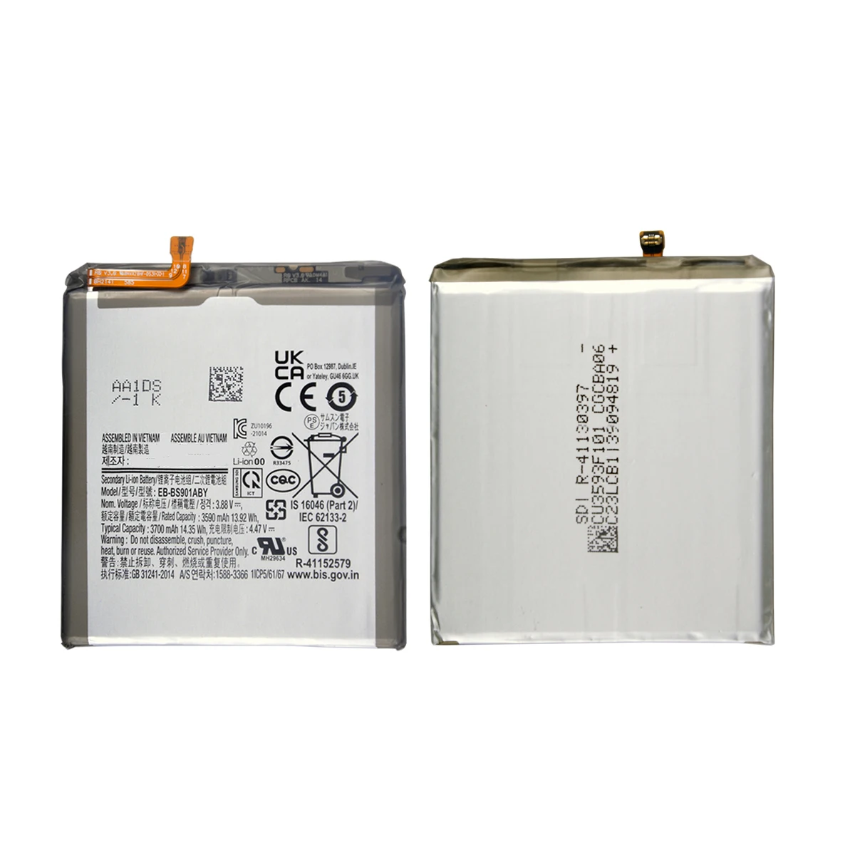 2024 years Brand New EB-BS901ABY 3700mAh High Quality Replacement  Battery For Samsung Galaxy S22