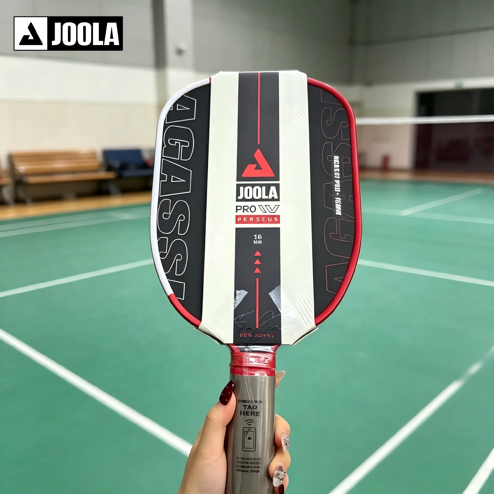 raquettes-de-pickleball-joola-gen-4-t700-pro-iv-16mm-hyperion-en-fibre-de-carbone-brute-legeres-bonne-maniabilite-et-controle-de-balle