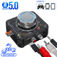 Bluetooth 5.0 Receiver 3D Stereo TF Card RCA 3.5mm AUX Jack Wireless Adapter For Speaker Amplifier Car Audio Transmitter Auto ON