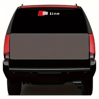 Car Sport Sticker Front Windshield Decal  For Audi sline TT Q2 Q3 Q5 Q7 Q8 A3 A4 A5 A6 A7 R8 B5 B6 B7 B8 C5 C6 C7 V8