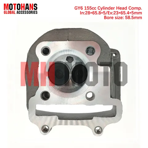 Головка блока цилиндров GY6 125CC 150CC 155CC 170CC 175CC 180CC в сборе для мопедов, скутеров, квадроциклов JONWA DS125 150 WS150 175 D125 150 VITALIA150