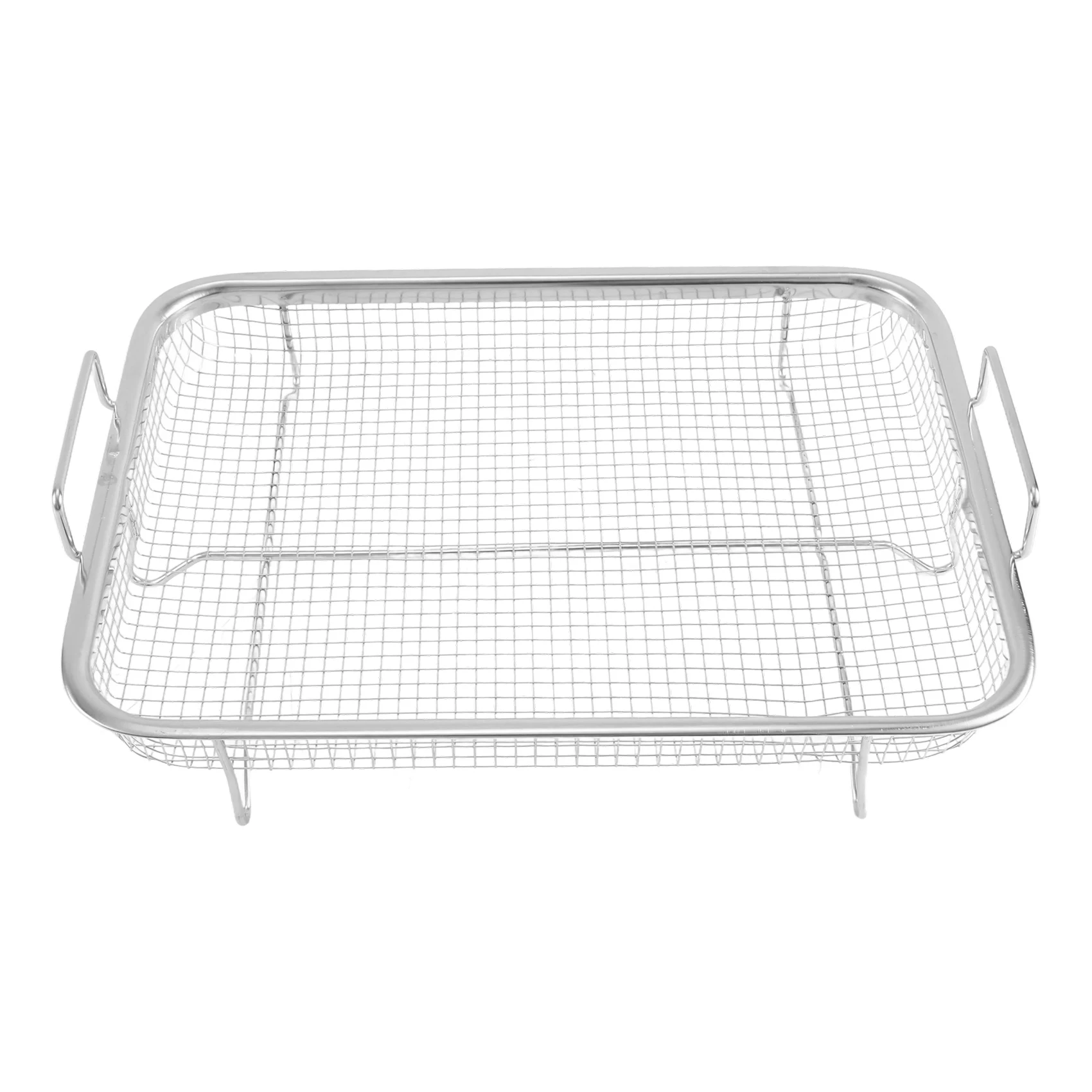 

1Pcs Air Fryer Basket for Oven, Stainless Steel Grill Basket, Non-Stick Mesh Basket, Air Fryer Tray Wire Rack Basket