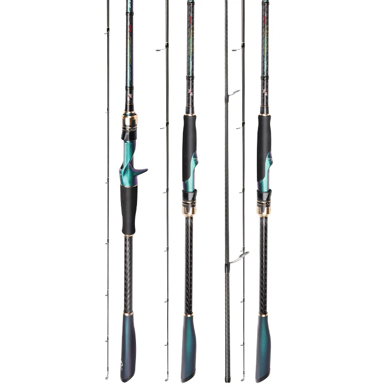 Histar S2703ML S3003M Waves Fishing Combo Toray High Carbon Rod & Black Mamba or E Set di mulinelli da Spinning con bobina in metallo leggero