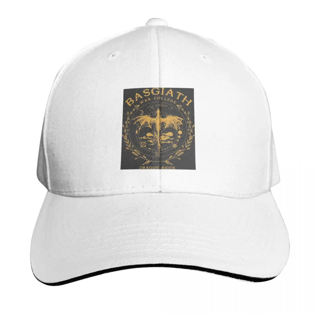 Vintage Basgiath War College Fourth Wing Cap Fashion Casual Baseball Caps Adjustable Hat Hip Hop Summer Unisex Baseball Hats