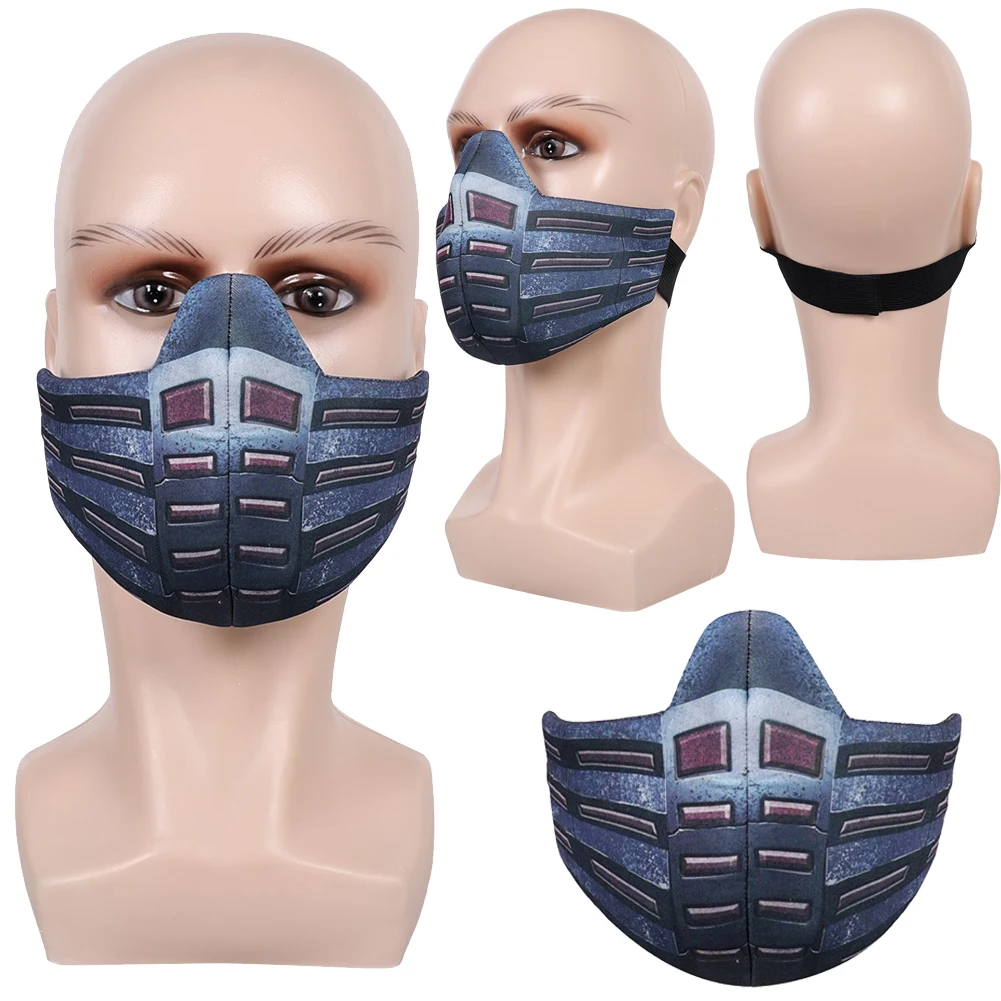 

Mortal Kombat Cosplay Scorpion Mask Accessories Party Disguise Roleplay Outfits Suits Halloween Costume Carnival Props