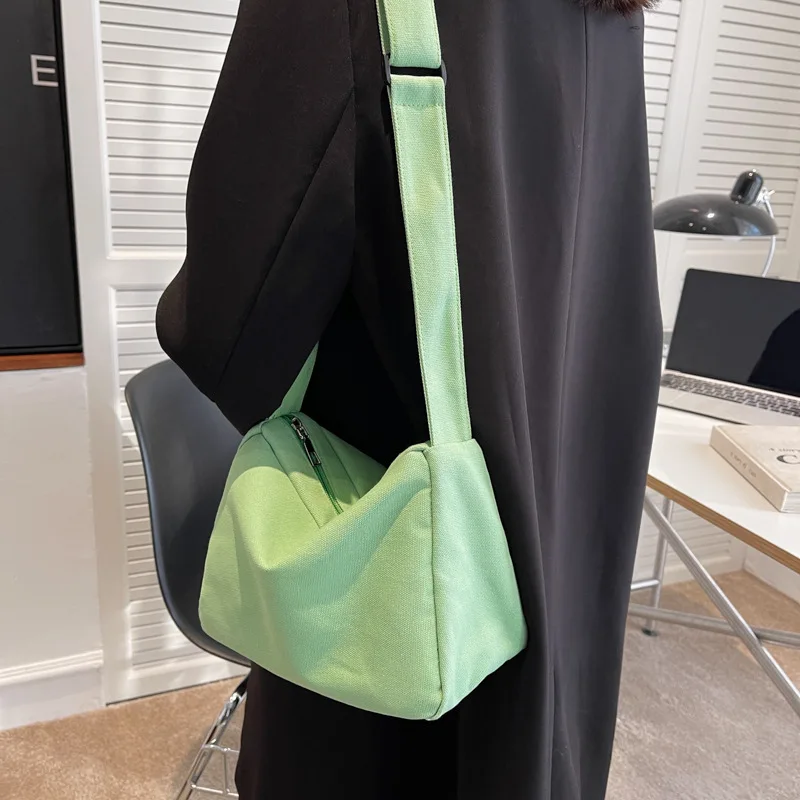 ขนาดใหญ่-ความจุกระเป๋าสะพายไหล่ใหม่แฟชั่นของผู้หญิง Simple Commuter Messenger Tote กระเป๋าออกแบบกระเป๋าถือกระเป๋าสุภาพสตรี