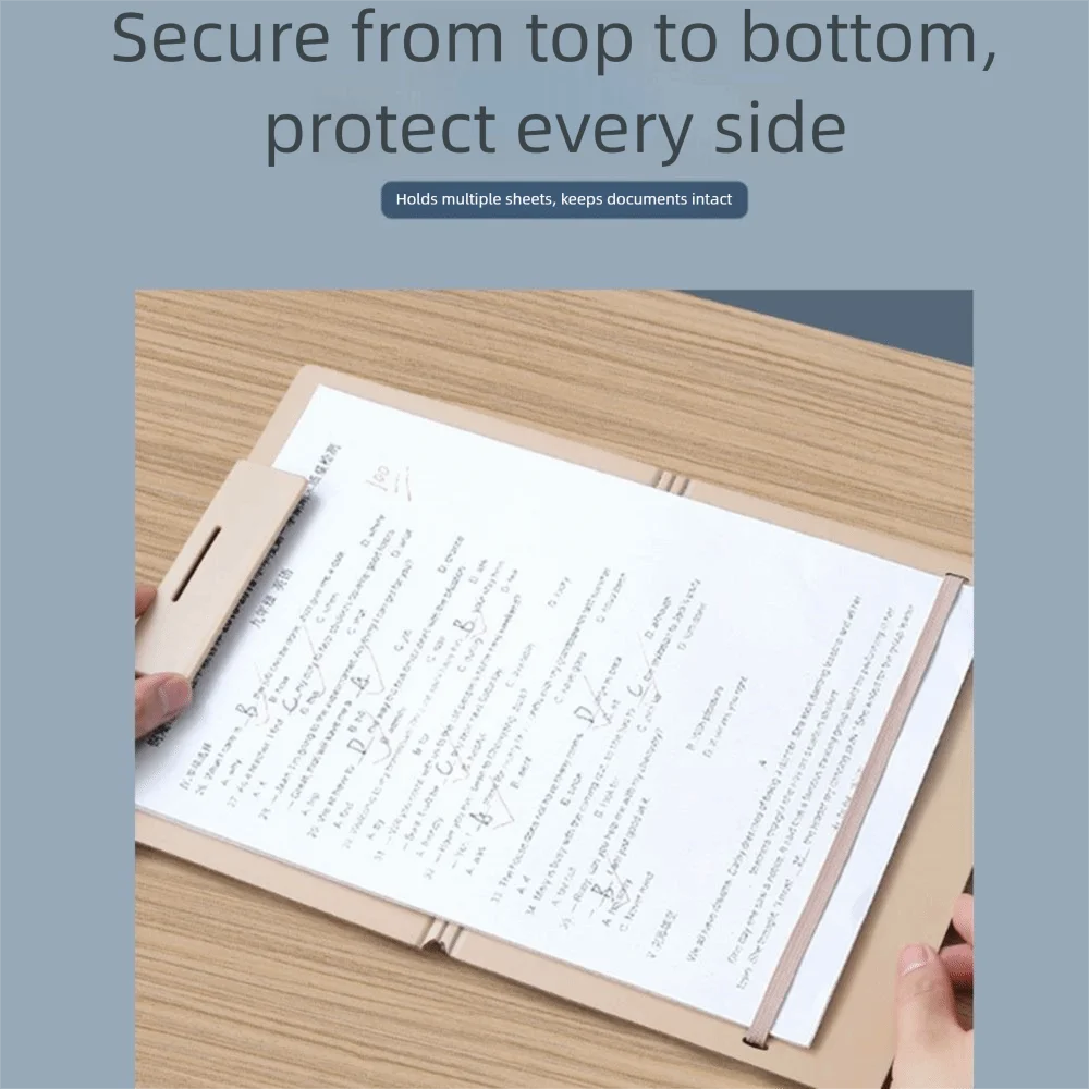 

New Portable Foldable Folders A4 To A5 Organize Artifacts File Contract Folders Versatile Test Paper Storage Tool School Office
