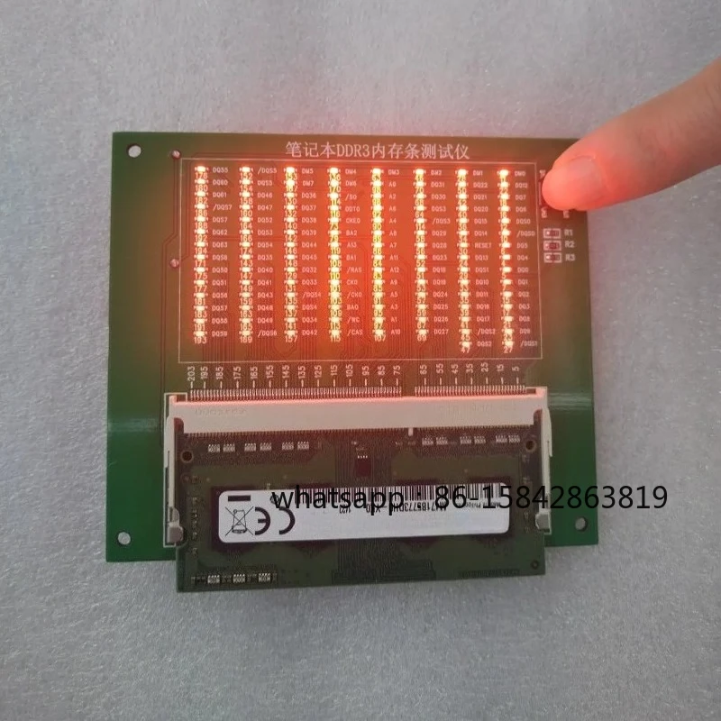 Notebook DDR3/4/DDR5 Memory Stick Test Card, Memory Stick Line Test Tool with Light Tester