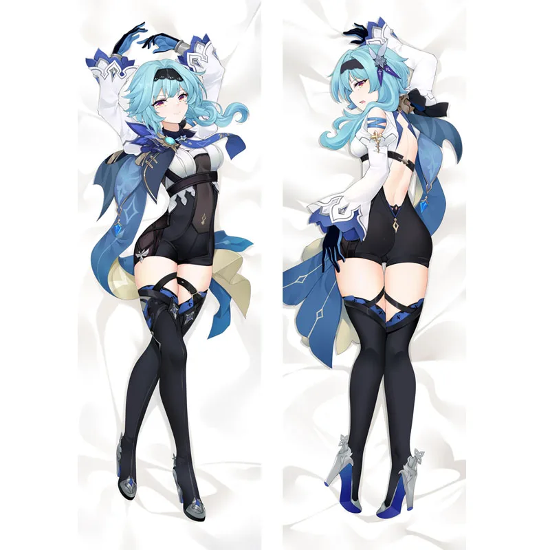 

Permainan Anime Genshin Dampak Eula Cosplay Dakimakura Dua Sisi HD Dicetak Ukuran Hidup Tubuh Sarung Bantal Sarung Bantal Hadiah