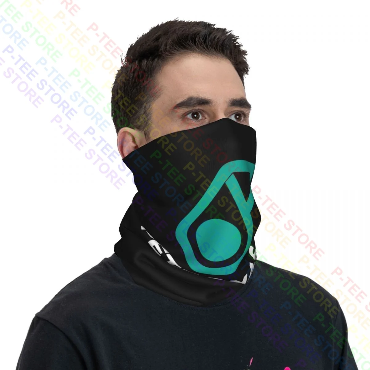 Petronas Oil Company Racing Logo Neck Gaiter Bandana Scarf Face Mask Ski Printing Outdoor Sports