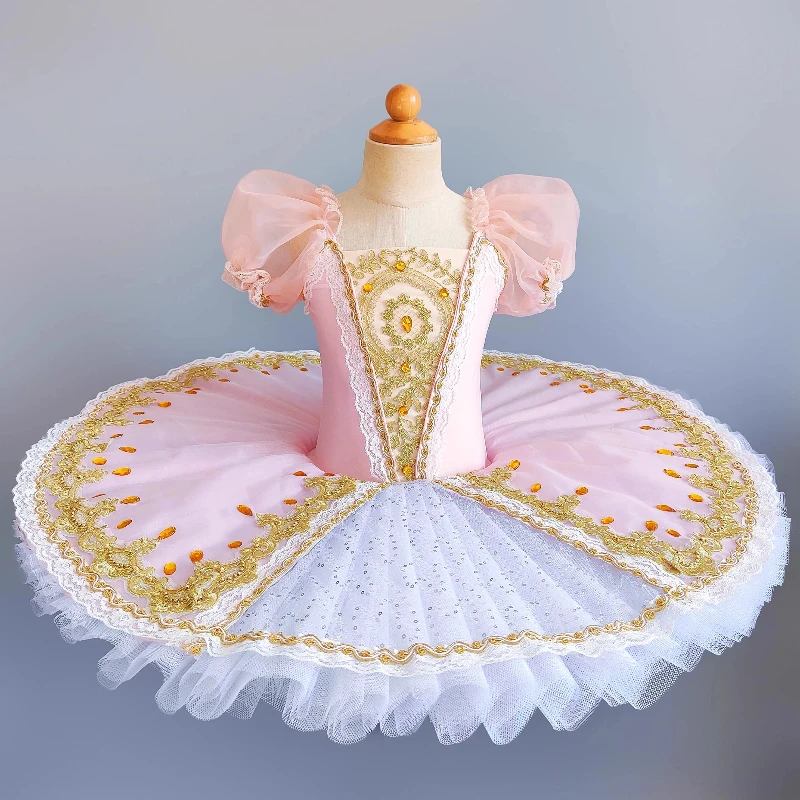 

Girls Ballet Leotards Dress Kids Summer Dance Wear Stage Costumes Princess Fairy Tutu Outfit Children Performance Clothing