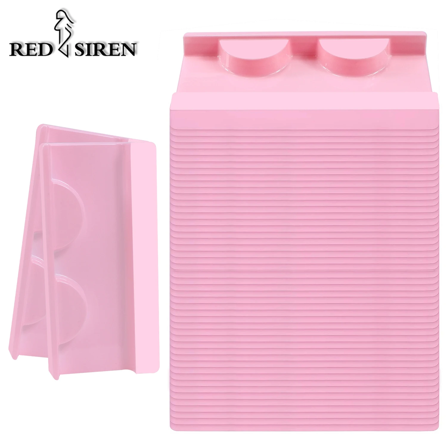 50/200Pcs Lash Trays Wholesale Pink White Clear Empty Plastic False Eyelashes Trays Holder Makeup Accessories & Tools
