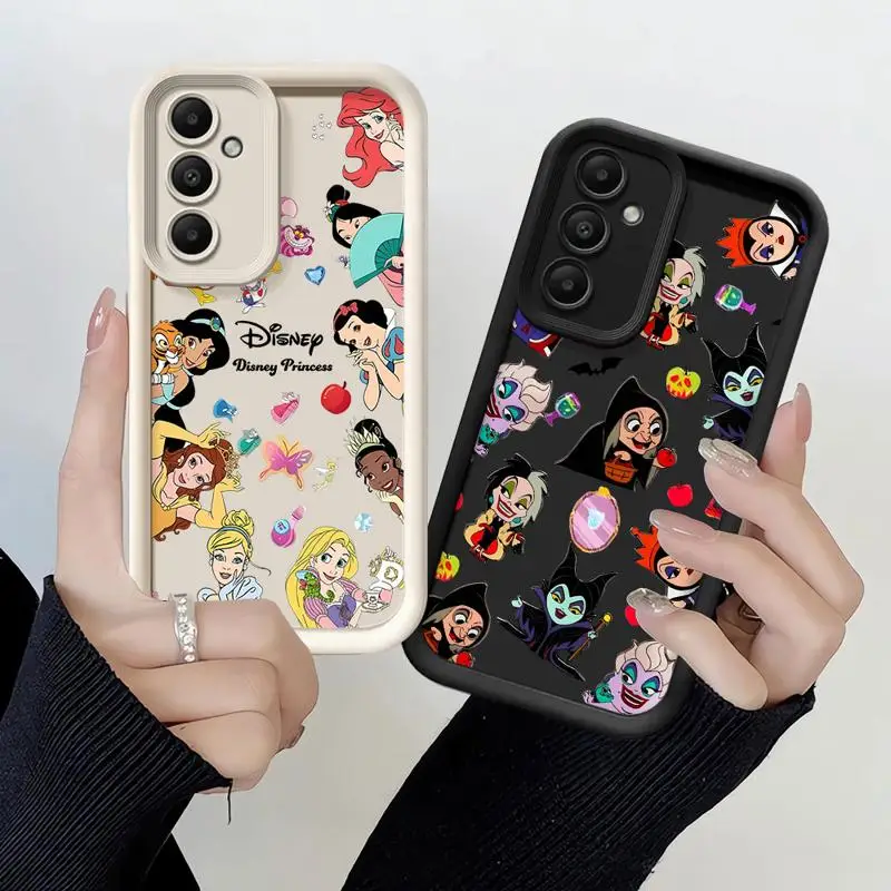 Чехол для телефона Disney Pirncess для Galaxy A12 A13 A14 4G 5G A13 A22 5G A23 4G 5G A24 4G A32 4G 5G A33 5G A34 5G Matte