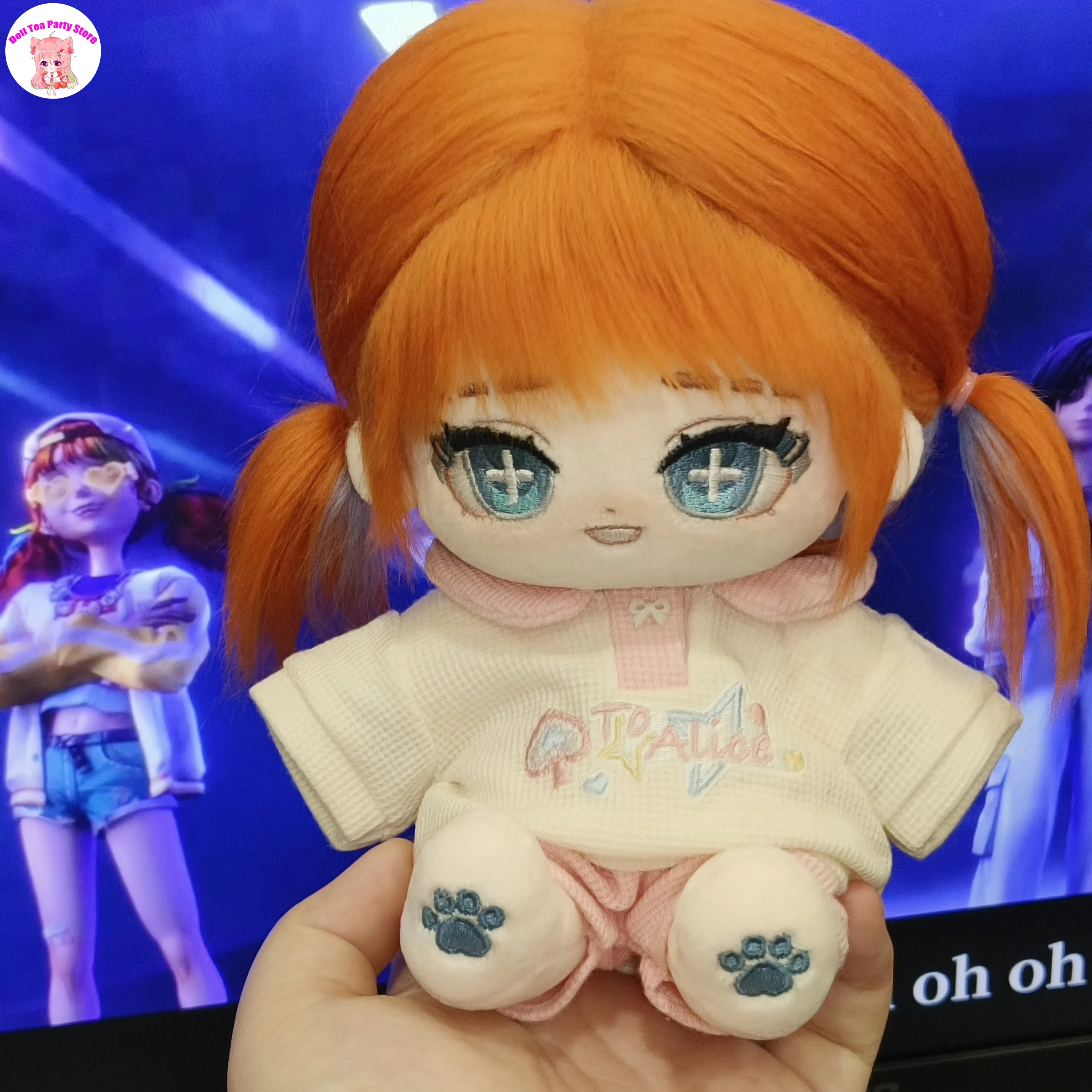 

Cheerleader Attribute Cotton Doll Game Identity Ⅴ Cartoon Plush Body Plushie Toy 20cm Anime Fan Figures Cosplay Xmas Gift