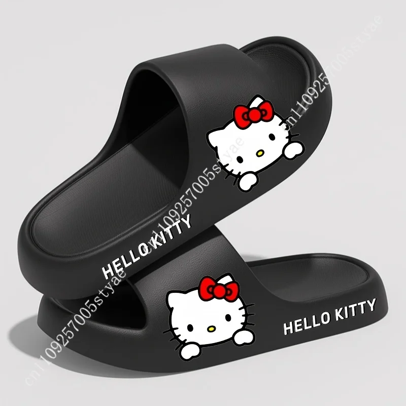 Saorio Hello Kitty Face Iconic Design Women's Unisex EVA Slippers  Soft Sole Durable EVA Shoe for Outdoor Indoor