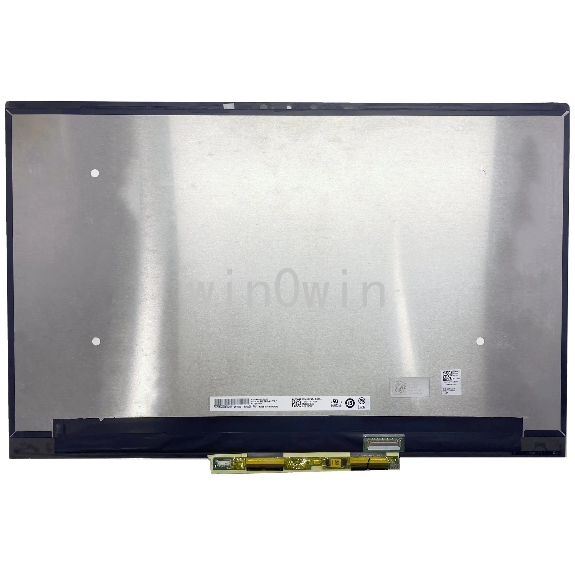 

For Dell Inspiron 7500 2N1 P97F B156ZAN03.5 JVD83 CC53D 15.6" UHD LCD LED Touch Screen Assembly Replacement No Frame