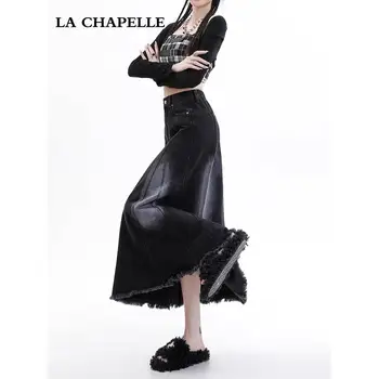 이상적인 소녀 여성 의류 블랙 하프 길이 스커트 바지 홈 스커트 여성 Zhuang 플래그십 스토어 고양이 이상적인 소녀 