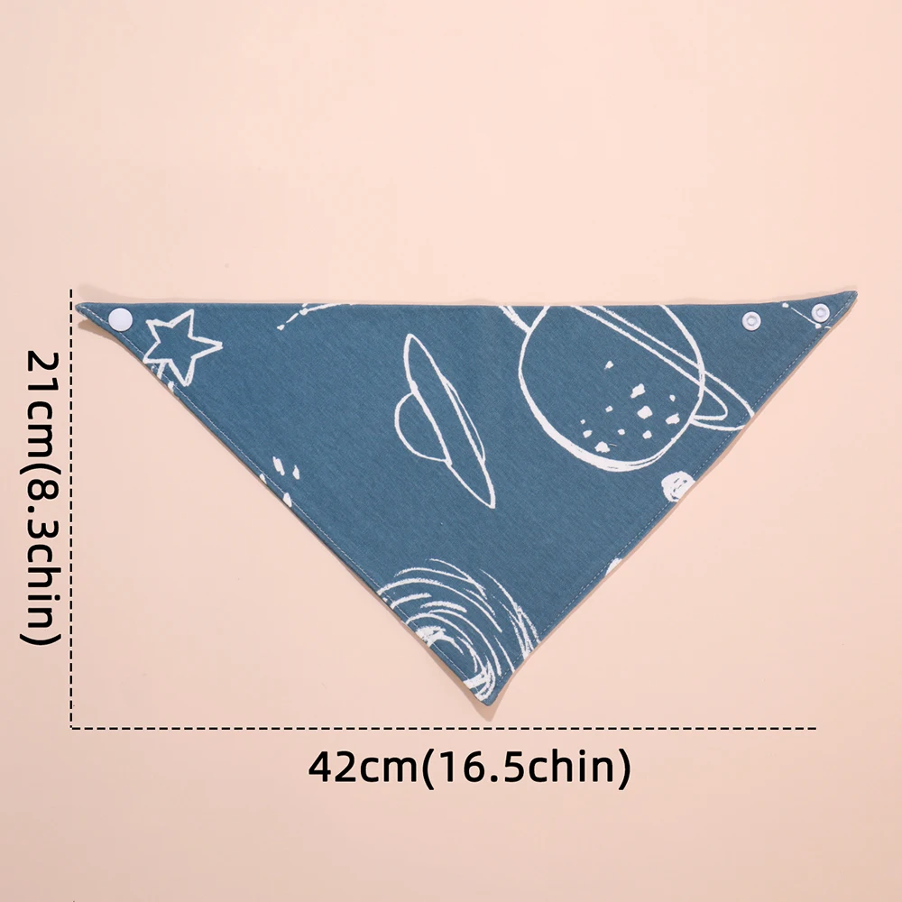 3pcs Baby Bibs Cotton Bibs Triangle Burp cloths cartoon Saliva Towel Baby Feeding Bibs Soft Absorbent Boys Girl Bibs