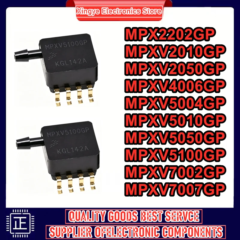 MPX2202GP MPXV2010GP MPXV2050GP MPXV4006GP MPXV5004GP MPXV5010GP MPXV5050GP MPXV5100GP MPXV7002GP MPXV7007GP Pressure sensor