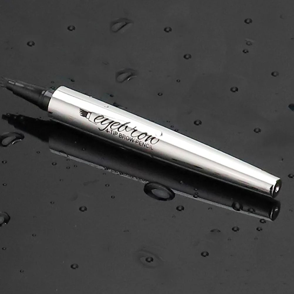 

4-Fork Liquid Eyebrow Pen Waterproof Sweat Proof Eyebrow Coloring Pencil for Women Long Wearing Natural Finish Brow Drawing Tool