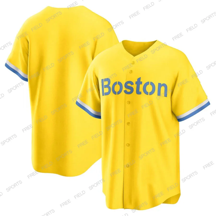 Men Women Sweatshirts Short Sleeve Tee 3DPrint Number T-shirts Oversized T-shirt MLB Boston Red Sox Baseball Jersey Ball Uniform