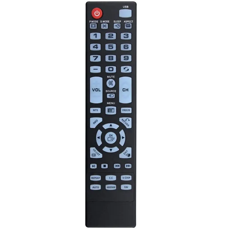 B03B-Para reemplazo de control remoto de TV ELEFW195 ELEFT222 ELEFW247 ELEFW248 ELEFW328 ELEFT407 ELEFW504 ELEFW505 ELEFT506 ELEFW581