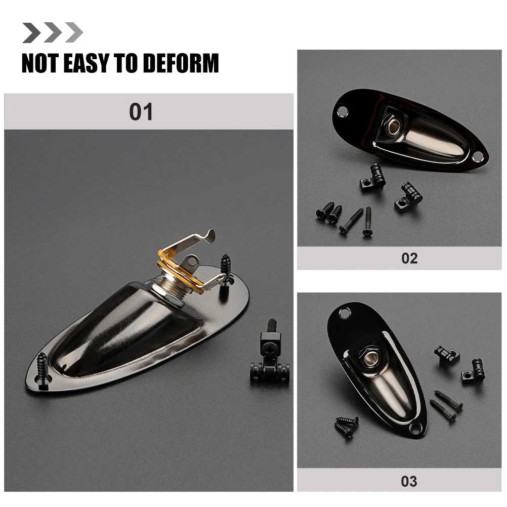 

Black Boat Insert Set Electric Guitar Retainer Accessories Major Metal Instrument Accessory
