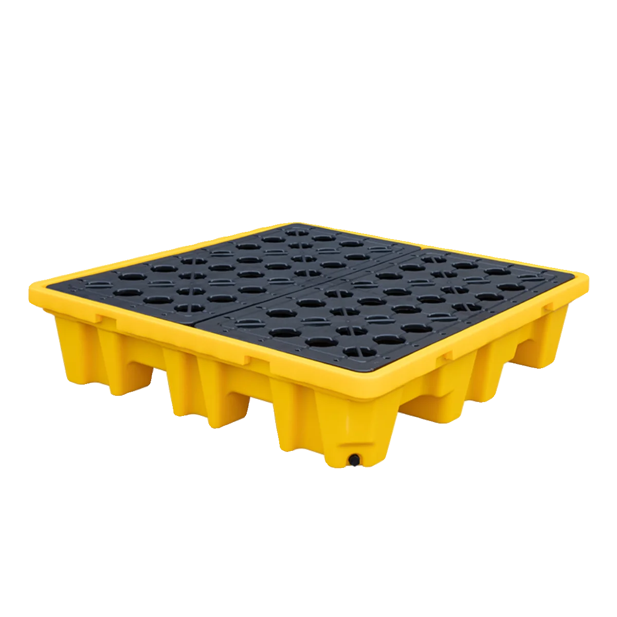 

Hazardous Waste Anti-leakage Plastic Forklift Pallet Single Two Four Barrels Anti-leakage Platform Chemical Oil Drum Leak Pallet