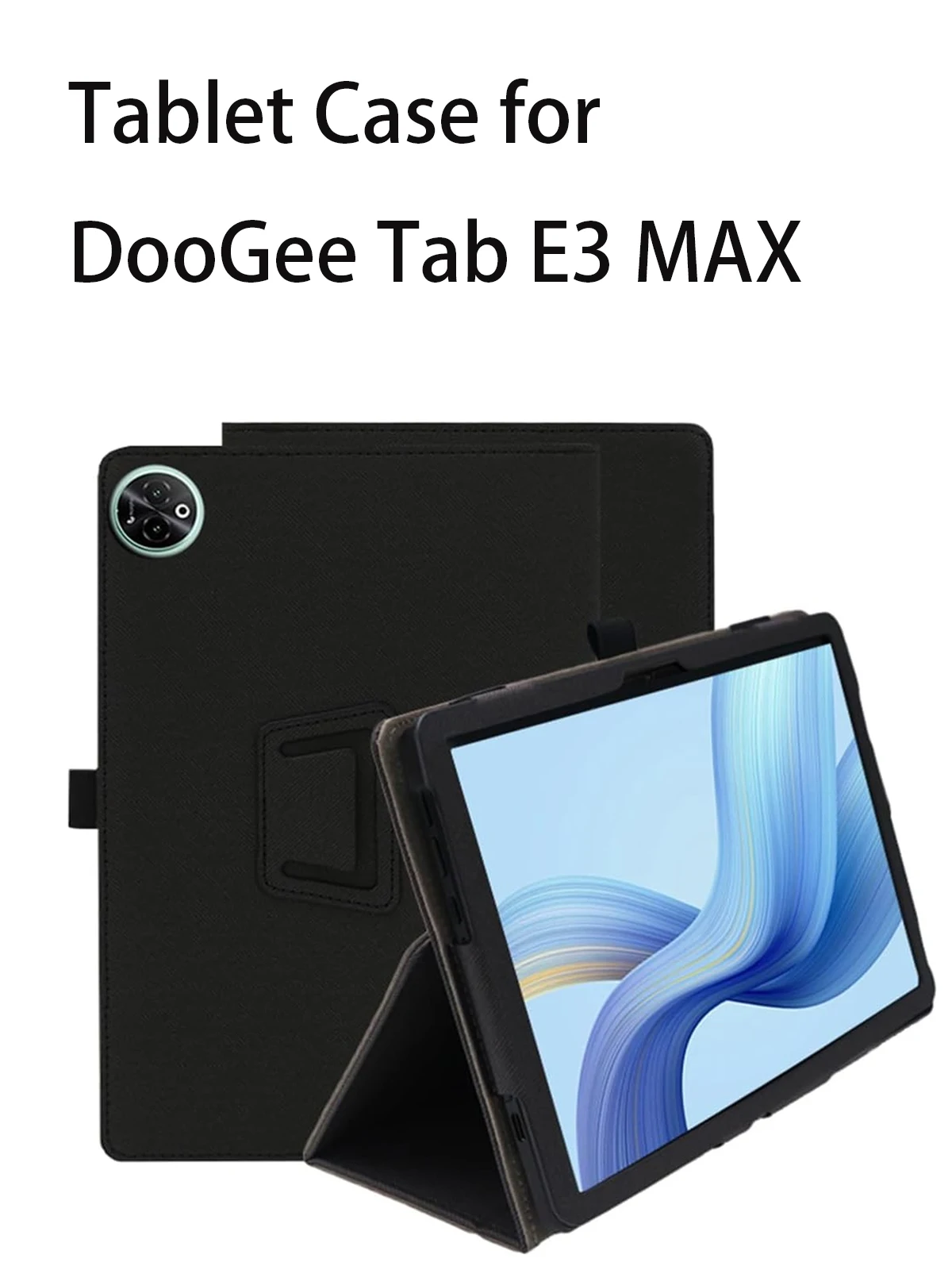 

Tablet Case for DooGee Tab E3 MAX Protective Cover Kickstand Function Shockproof (PU leather Material)