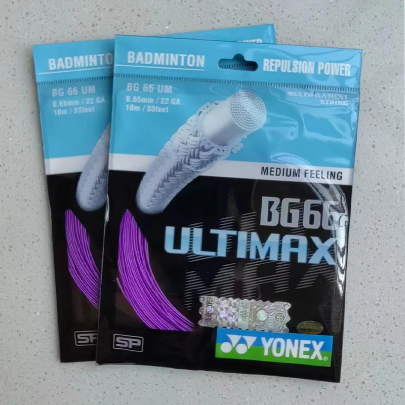 YONEX New Badminton Racket String YY BG66UM High-quality String, High Elasticity And Durable Network String BG66 ULTIMAX