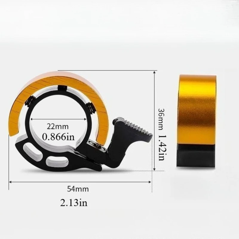 Dzwonek rowerowy górski super głośny uniwersalny mini klakson do rowerów dziecięcych odporny na rdzę rower biegowy przenośne akcesoria