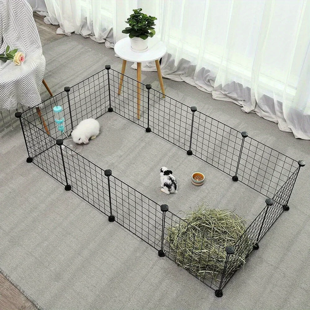 Parc portable pour animaux de compagnie, clôture pour chiot, clôture pour chien, exercice intérieur et extérieur