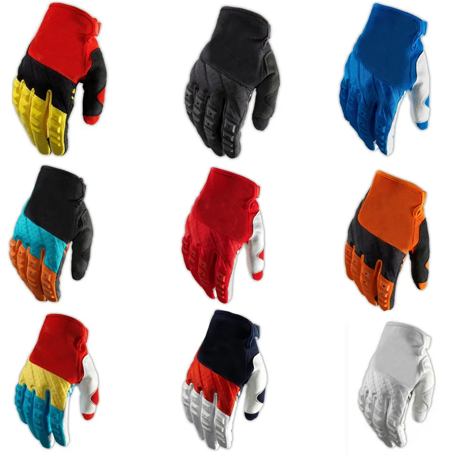 2 Pairs Pack Motocross Motorcycle Dirt Bike Racing Mountain Bicycle Riding Gloves