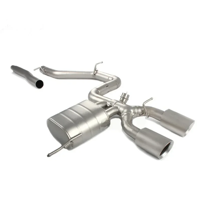 Stainless Steel Catback Exhaust Pipe, Car Exhaust System, Golf 6 R20 2010-2022, High Quality