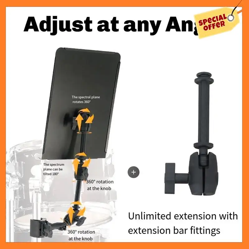 

AD08-Drum Kit Music Stand Portable Foldable Electronic Drum Music Stand For Tablet Computer Stand
