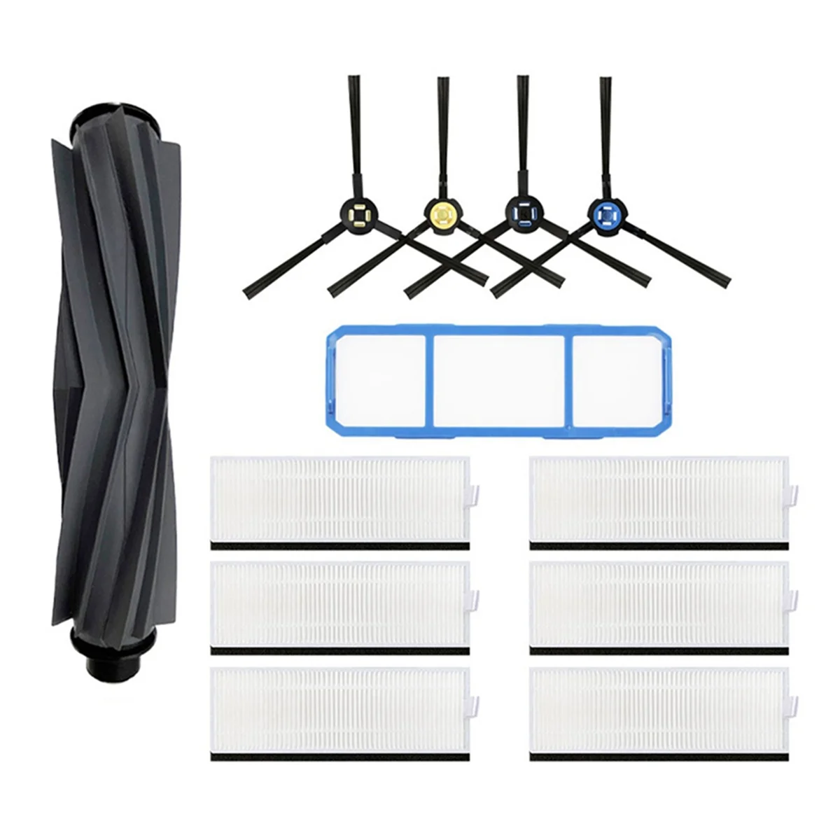 HEPAプレフィルターロボット掃除機アクセサリー、ローラーメインサイドブラシ、ssr1、ssra1、a9s、a9、a7に適合