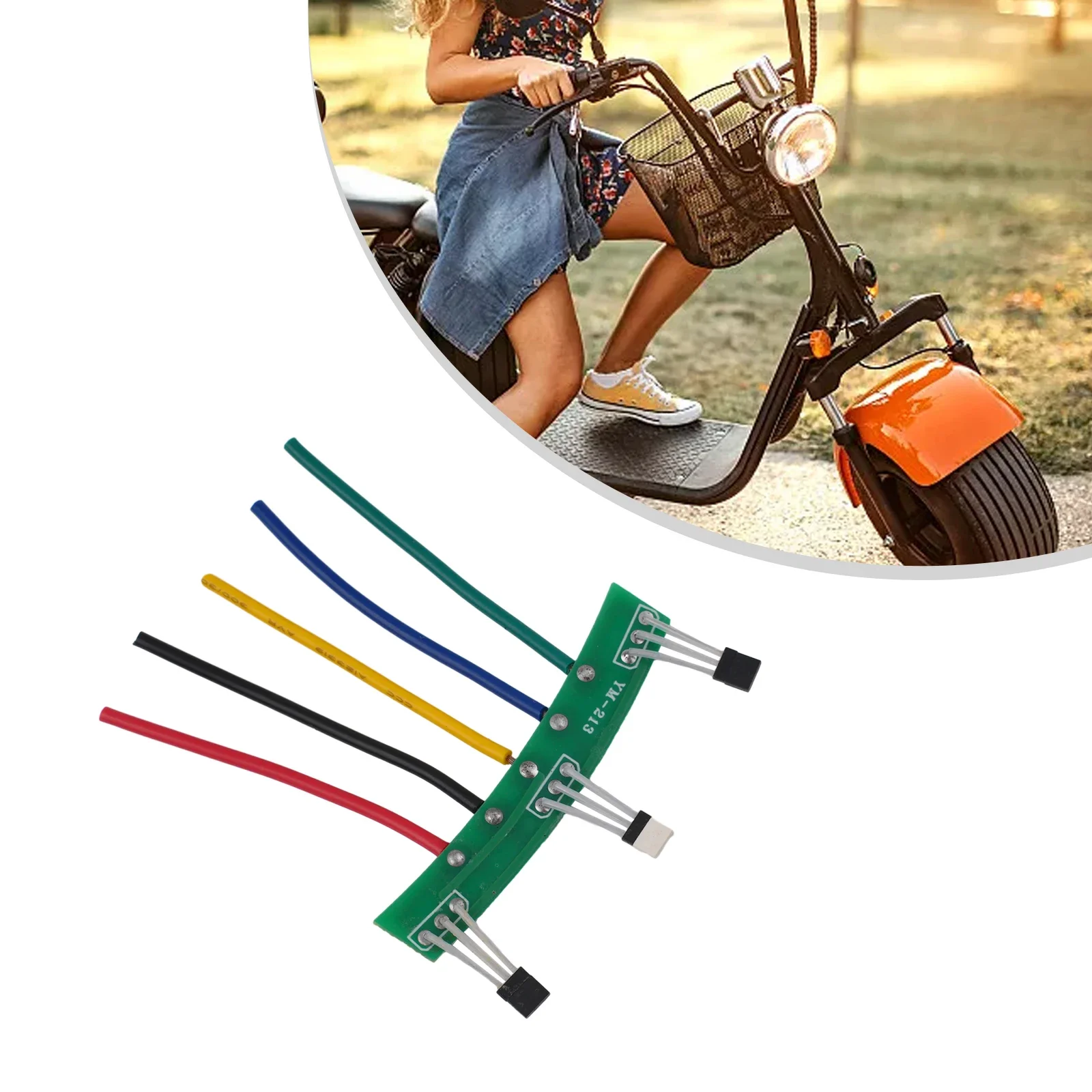 Replace Electric Scooter Hall Sensor 3147 41F 213 PCB Board Cable Suitable For Brushless Motor Electric Vehicles Under 1000W