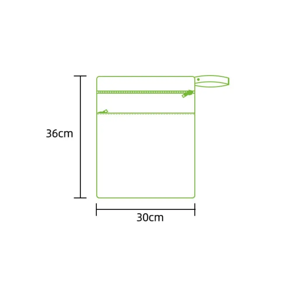 جديد مقاوم للماء الرطب حقيبة جافة حقيبة أدوات الزينة مع جيبين حقيبة تخزين الحفاضات ملابس السباحة تخزين قابلة لإعادة الاستخدام اليوغا حقيبة قاعة رياضة الاستحمام