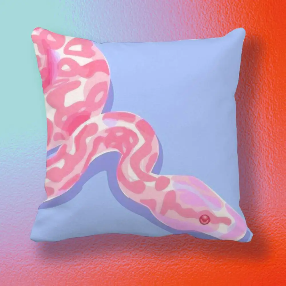 Snake Totem  Pillow cover Soft Microfiber Pillowcase Home Sofa Decor Surprise Decorative printed.