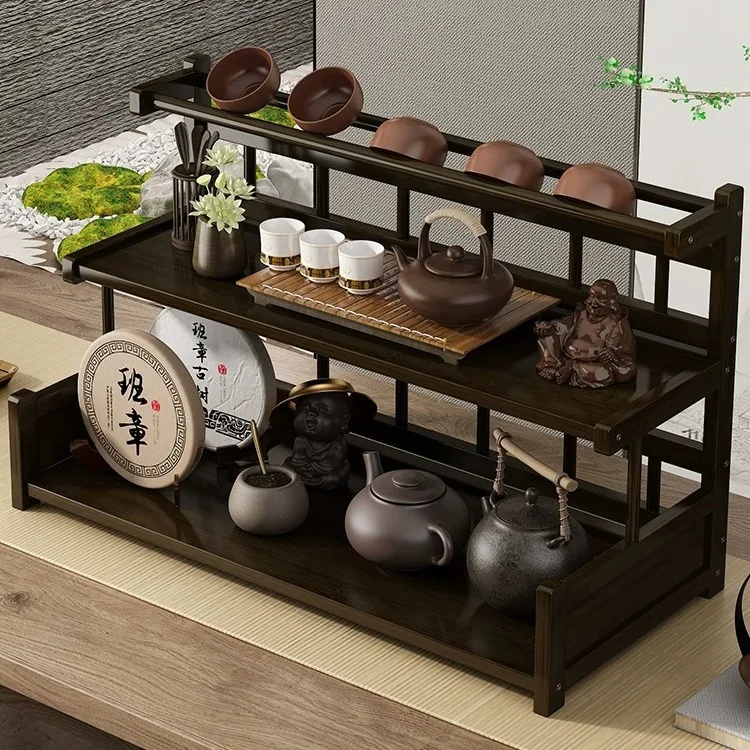 Table Bogu Rack Tea Set Shelf Office Creative Teacup Storage Rack Zisha Pot Rack Teapot Shelf