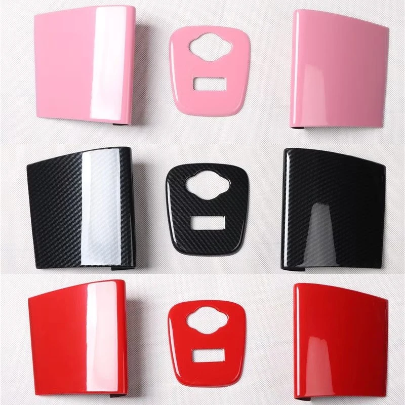 Car USB Panel Decorative Sticker For MINI ONE Cooper S F55 F56 F57 Car Interior Modification Accessories Colour Change Stickers