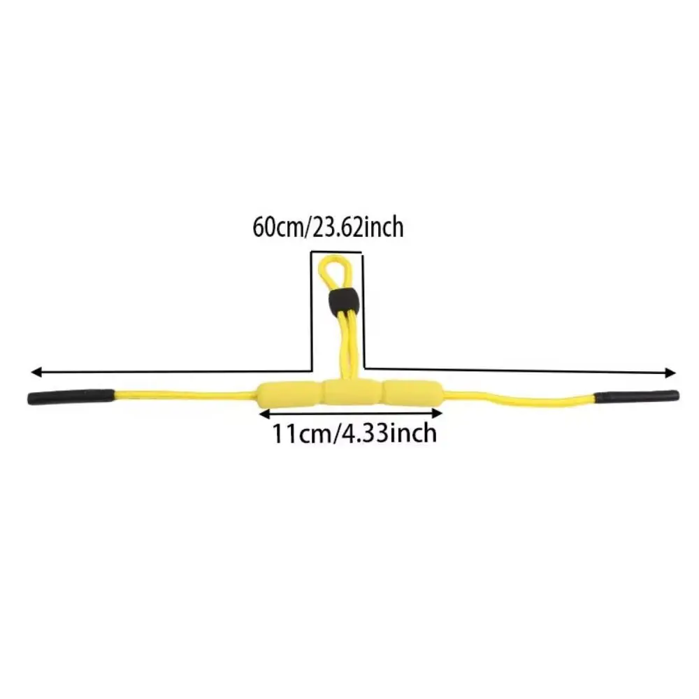 Adjustable Length Floating Glasses Strap Polyester Foam Non-slip Design Sunglasses Lanyard Portable Wear-resistant Glasses Cord