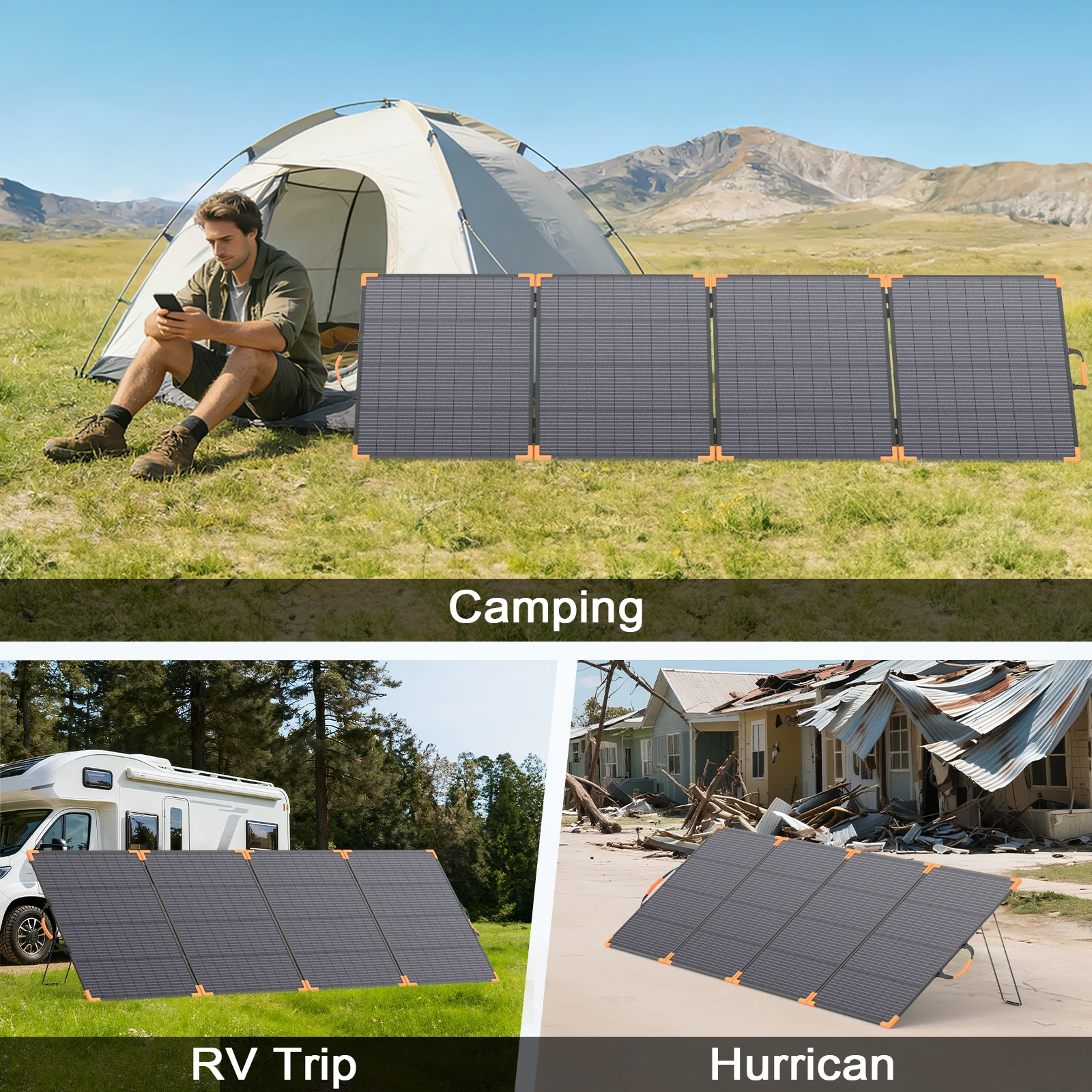 MHPOWOS 400W Panel Surya Porta - Rv Solar Kit 400W ulasan dan harga