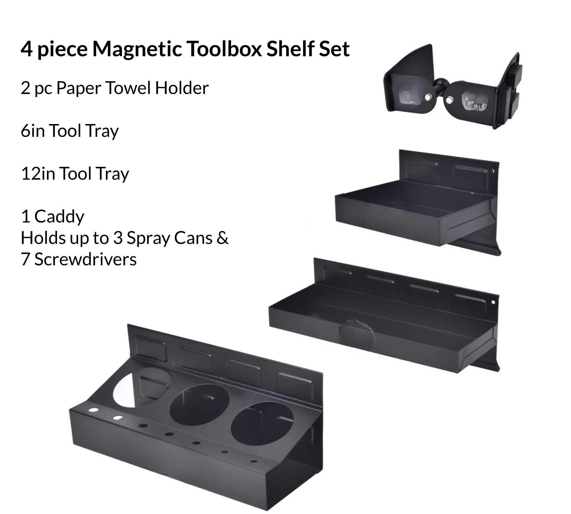 Ferramenta magnética bandeja, DIY Set, 4 pcs