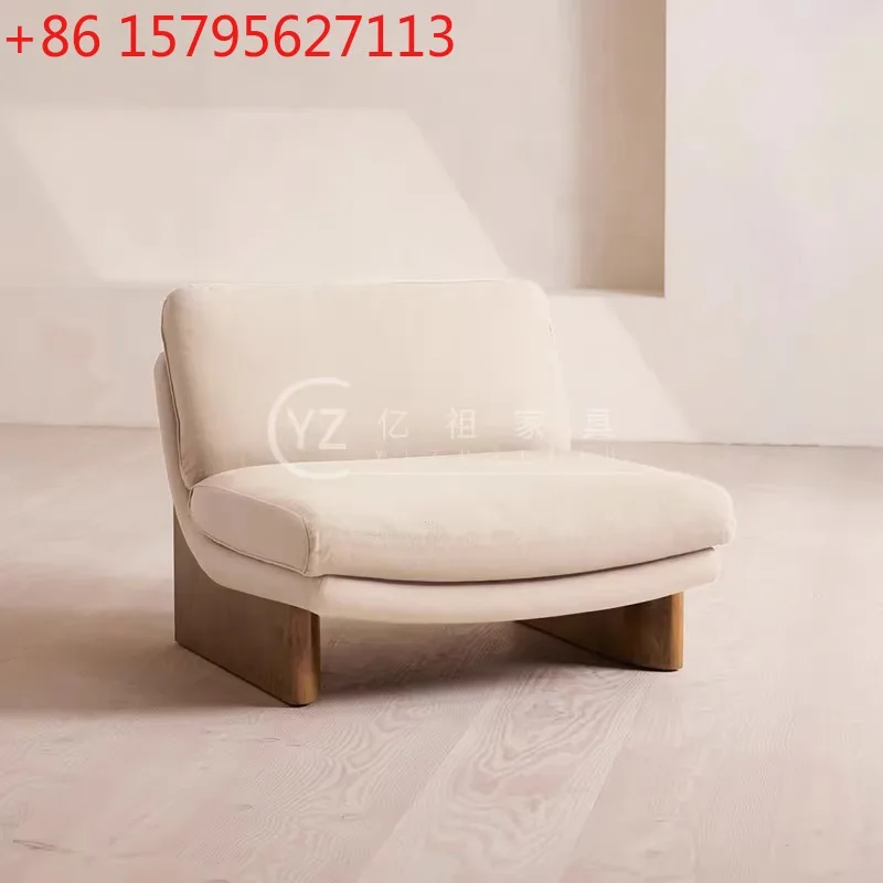 

Скандинавское простое кресло из массива дерева для гостиной, балкона, отдыха и переговоров