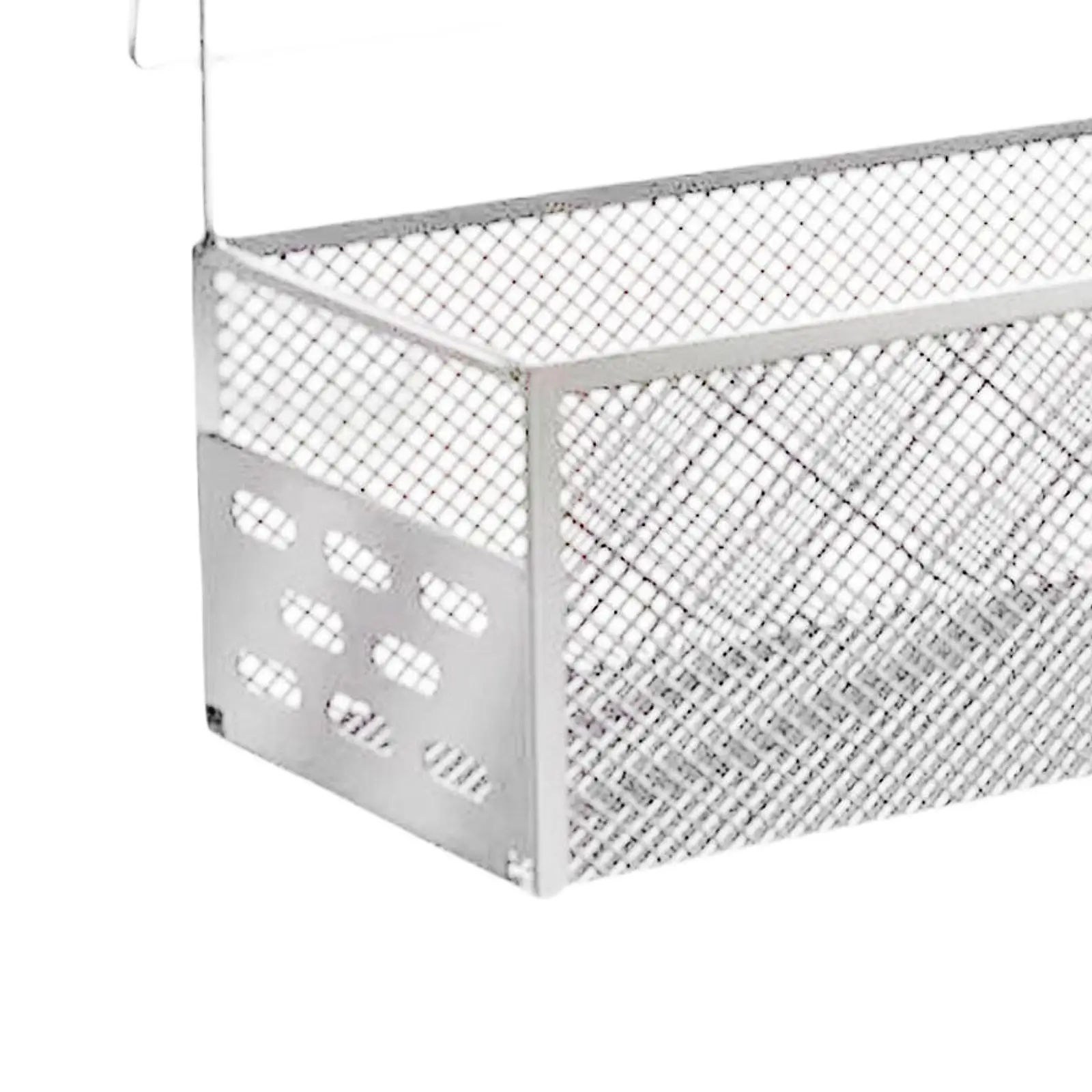 Dorm Hanging Storage Baskets over Organizer Iron Mesh Bedside Shelf for Bedroom Convenience
